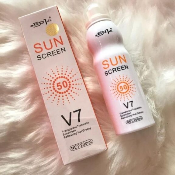 V7 Korean Sunscreen Spray Lotion - SHOPEE MALL | Sri Lanka