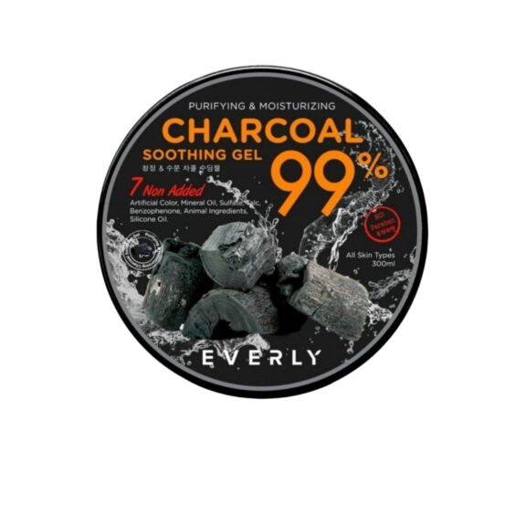 EVERLY Charcoal Soothing Gel 99% 300ml - SHOPEE MALL | Sri Lanka