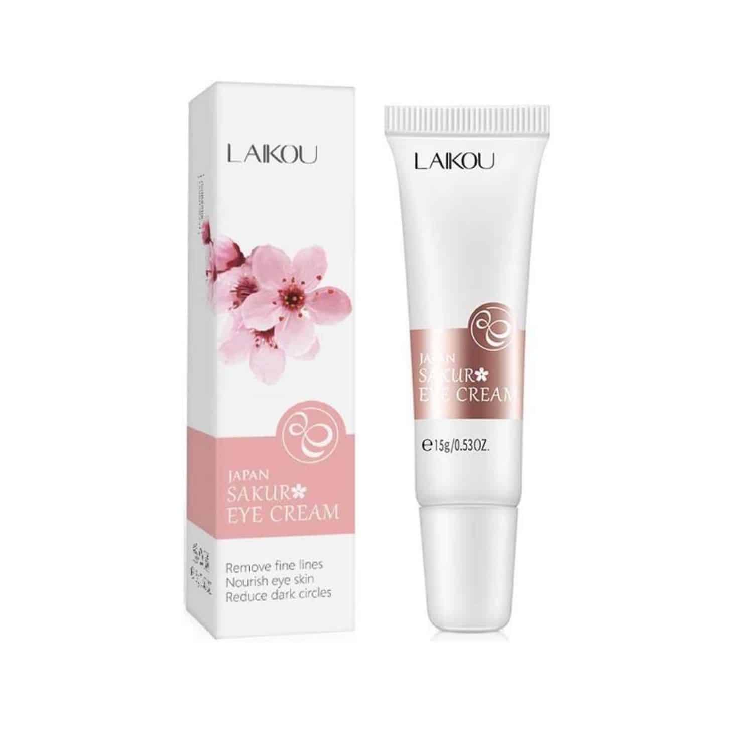 LAIKOU Japan Sakura Eye Cream for Anti-Wrinkle & Dark Circles 15g ...
