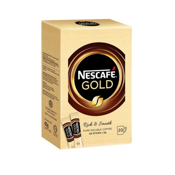 NESCAFE Gold Pure Soluble Coffee 20 STICKS *2g - Imported - SHOPEE MALL | Sri Lanka