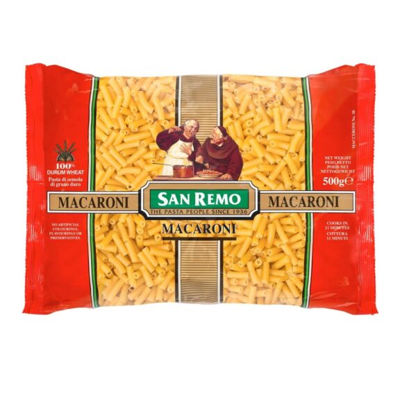 SAN REMO Macaroni 500g - Imported - SHOPEE MALL | Sri Lanka