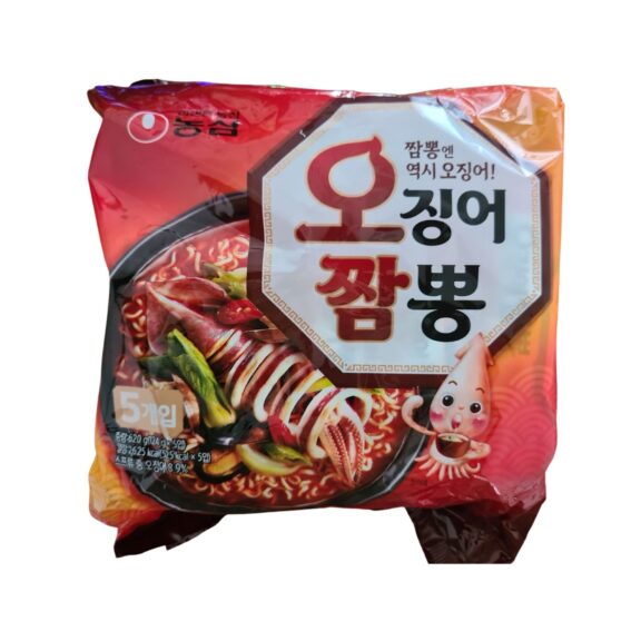 Ramen Noodles - Jin Jjambbong Ramen Korean Spicy Noodle Multi Pack 124g×5 - SHOPEE MALL | Sri Lanka