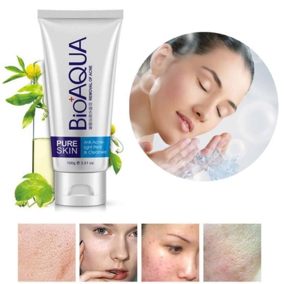 Acne Control Face Wash - BIOAQUA Acne Control Face Wash - Clear Skin Solution - SHOPEE MALL | Sri Lanka