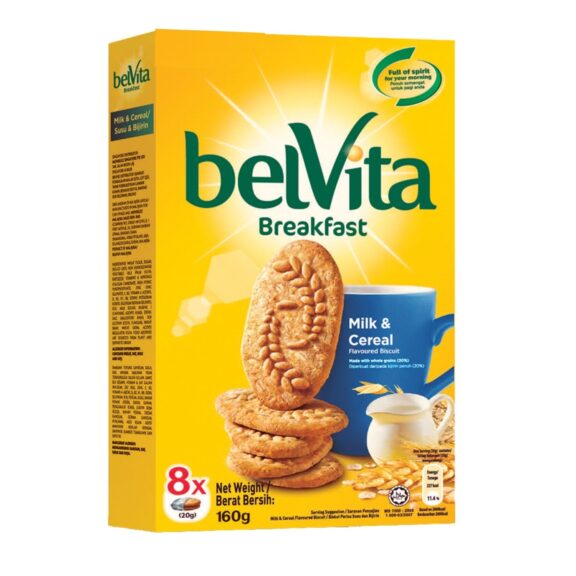 BELVITA BREAKFAST Milk & Cereal 160g - Imported - SHOPEE MALL | Sri Lanka