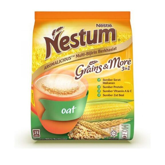 NESTLES NESTUM Grains And More 3 In 1 Oat - 15 Packets - Imported - SHOPEE MALL | Sri Lanka