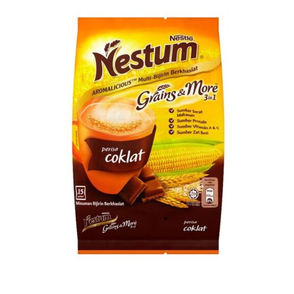 NESTLES NESTUM Grains And More 3 In 1 Chocolate - 15 Packets - Imported - SHOPEE MALL | Sri Lanka