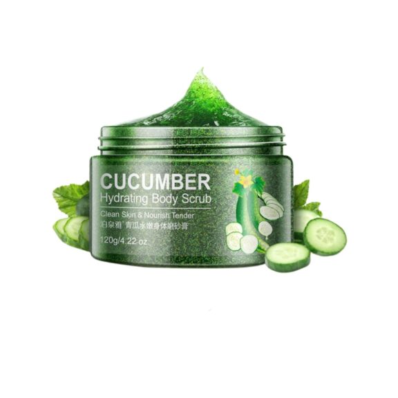 BIOAQUA Cucumber Moisturize Hydrating Bright Skin Body Scrub 120g - SHOPEE MALL | Sri Lanka