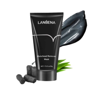 Aloe Vera Facial Foam Cleanser - LANBENA Blackhead Removal Mask - Deep Cleansing Charcoal Peel Off - 50g - SHOPEE MALL | Sri Lanka