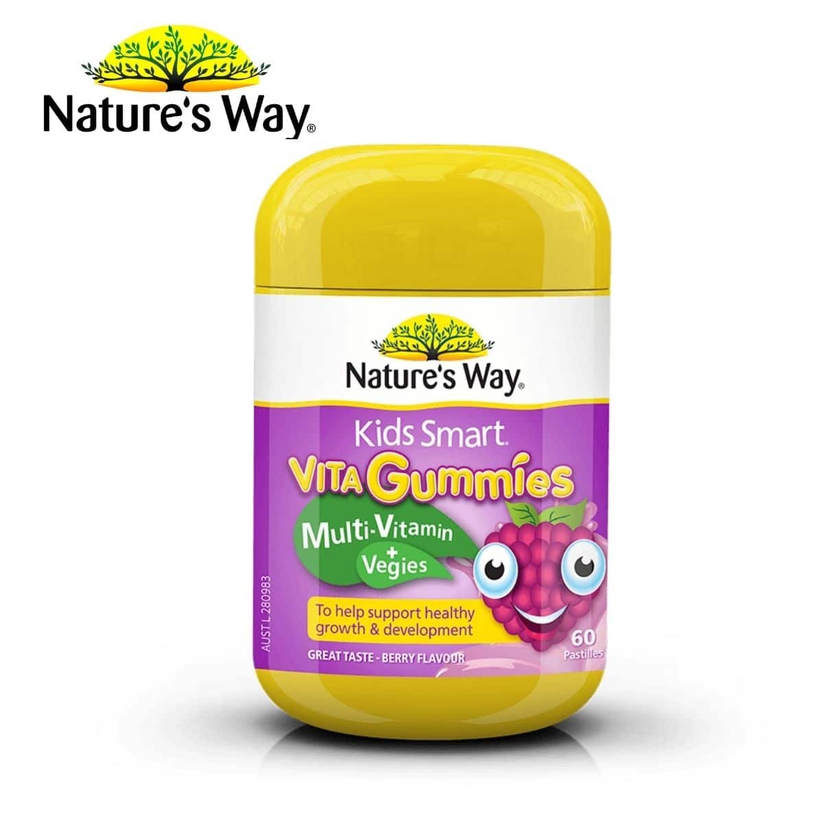 NATURE'S WAY Kids Smart Vita Gummies Multi Vitamin & Vegies 60s