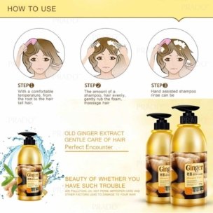 BIOAQUA Ginger Shampoo for Healthy Hair 400g - Image 3
