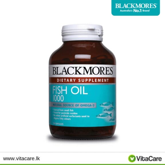 Blackmores Fish Oil Omega 3 - 1000 120s - SHOPEE MALL | Sri Lanka