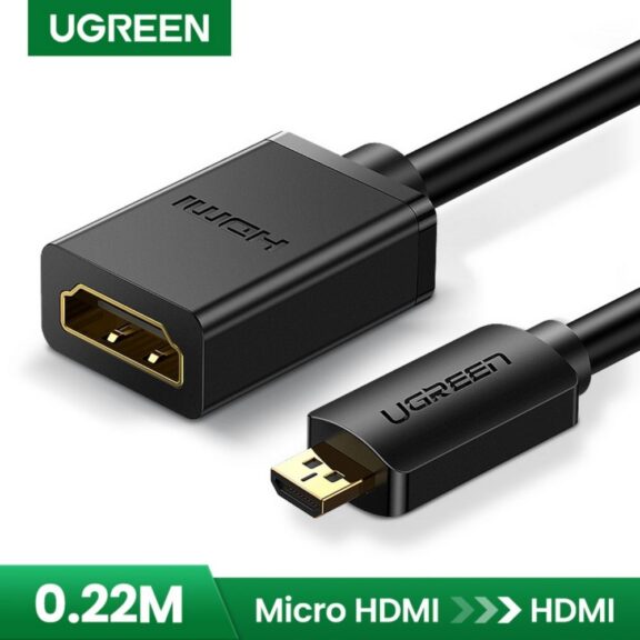UGREEN High Speed Mini HDMI Male to HDMI Female Cable Support 3D & 4K - SHOPEE MALL | Sri Lanka