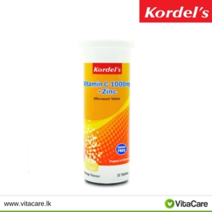 - Kordel's Vitamin C (1000mg) + Zinc Effervescent 10s - SHOPEE MALL | Sri Lanka