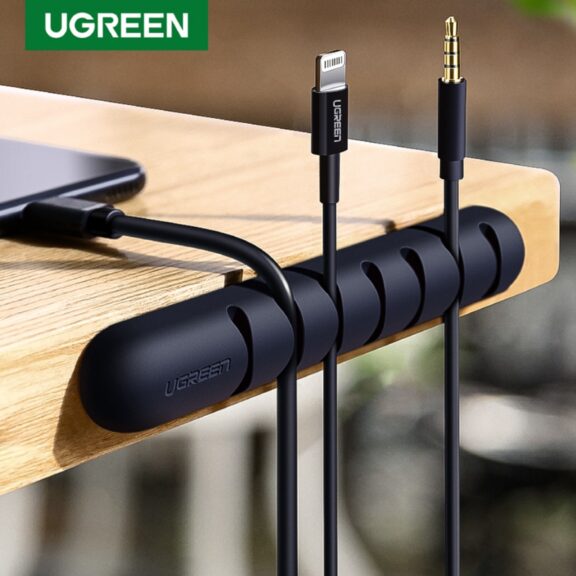 Hard Disk Cable - UGREEN Clips Cable Organizer Silicone USB Cable Winder Flexible Cable Management Holder - SHOPEE MALL | Sri Lanka