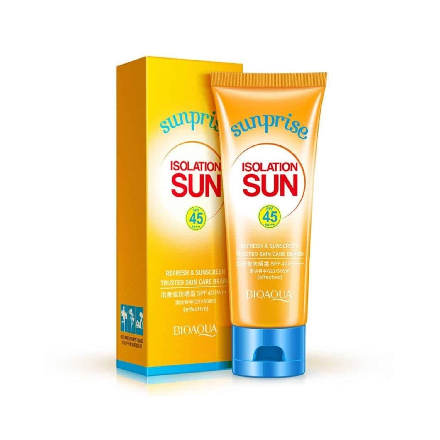 Sunprise Isolation Sunscreen Protection Cream 80g SHOPEE MALL Sri
