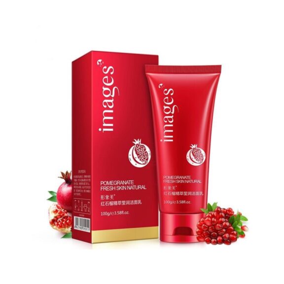 IMAGES Face Care Pomegranate Deep Purifying Cleansing Foam Removal - SHOPEE MALL | Sri Lanka