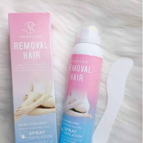 Hair Removal Spray - Vanekaa Painless Hair Removal Spray - Effortless Hair Removal Solution - SHOPEE MALL | Sri Lanka