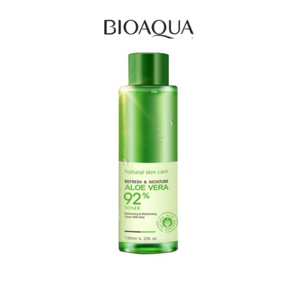 BIOAQUA Natural Skin Care Liquid Aloe Vera 92% Toner 120ml - SHOPEE MALL | Sri Lanka