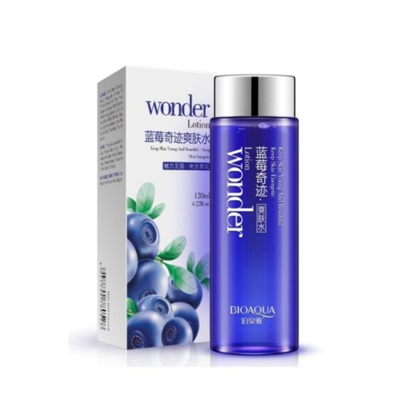 Amino Acid Foam Mousse Facial Cleanser - BIOAQUA Blueberry Extract Wonder Toner Lotion 120 ml - SHOPEE MALL | Sri Lanka