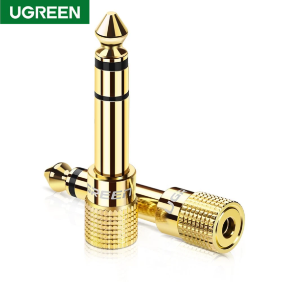 USB To Type C - UGREEN Gold Plated 6.35mm Male to 3.5mm Female Stereo Audio Adapter (1 Pack) - SHOPEE MALL | Sri Lanka