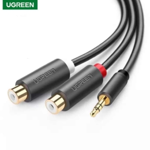 HDMI To VGA cable - UGREEN 3.5mm Male to 2RCA Female Jack Stereo AUX Audio Cable Adapter (25CM) - SHOPEE MALL | Sri Lanka