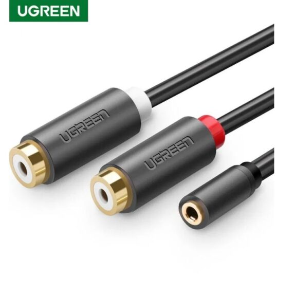 - UGREEN 2RCA Female to 3.5mm Female Audio Cable for Amplifier DVD VCD (20CM) - SHOPEE MALL | Sri Lanka