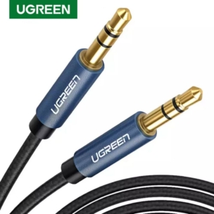 Audio Cable - UGREEN 3.5mm Male to 3.5mm Male Gold Plated Nylon Bradied Audio Cable (3M) - SHOPEE MALL | Sri Lanka