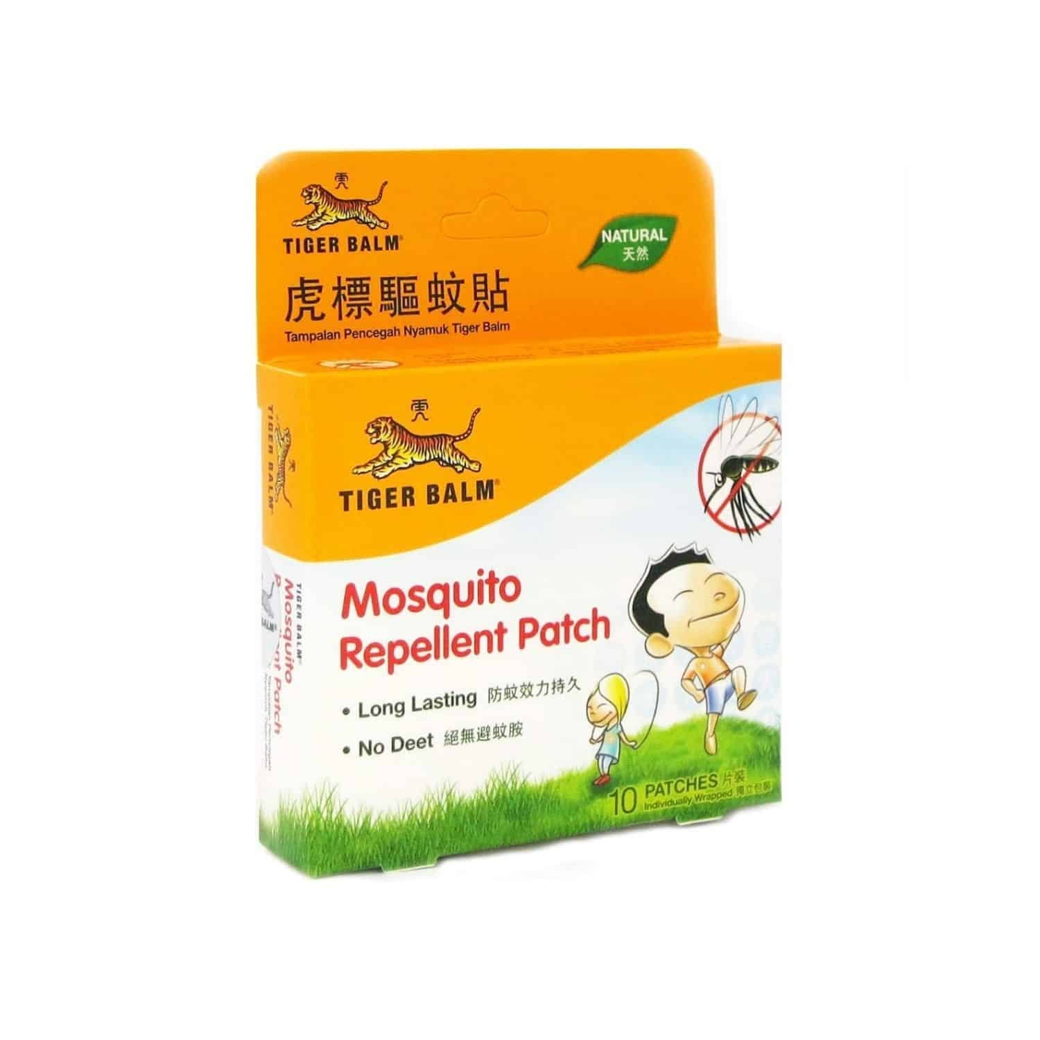 TIGER BALM Mosquito Repellent Patch 10Pcs - Natural Protection for Your ...