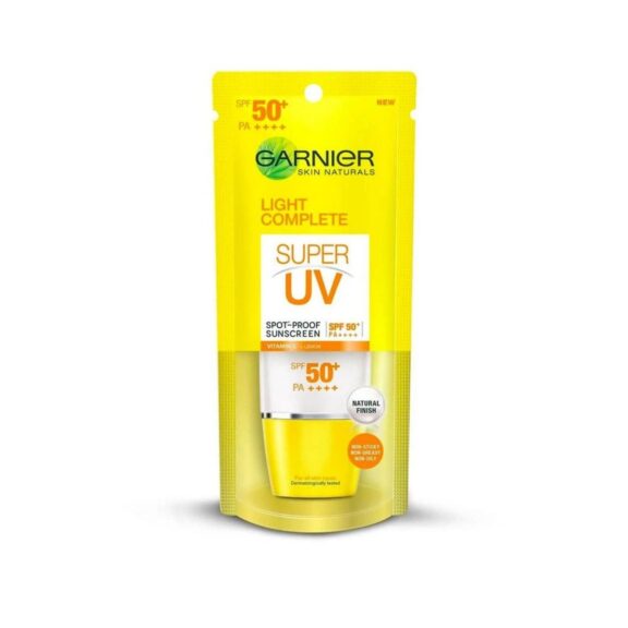 GARNIER Light Complete Super UV Spot-Proof Sunscreen SFP50+ PA++++ 30ml - SHOPEE MALL | Sri Lanka