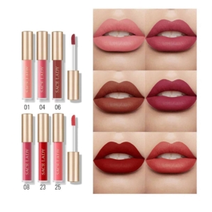 Matte Velvet Lip Gloss - SACE LADY Long Lasting Waterproof Mini Liquid Matte Lipstick 6Pcs - SHOPEE MALL | Sri Lanka