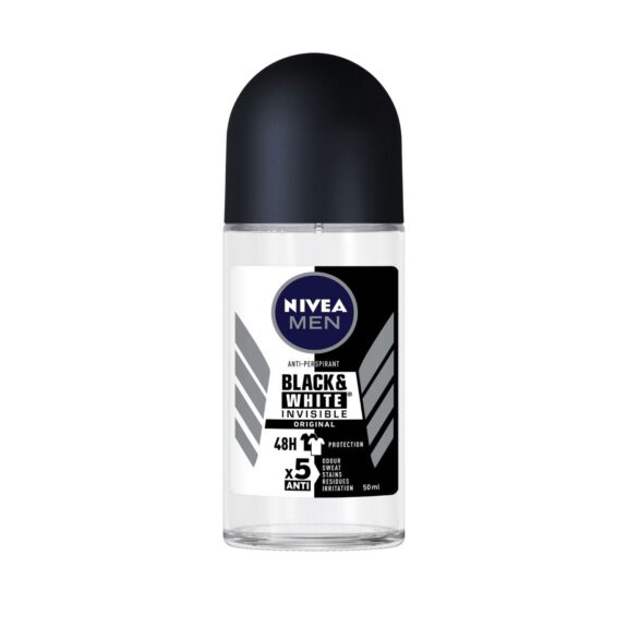 NIVEA MEN Black & White Invisible Original Deodorant 25ml - SHOPEE MALL | Sri Lanka