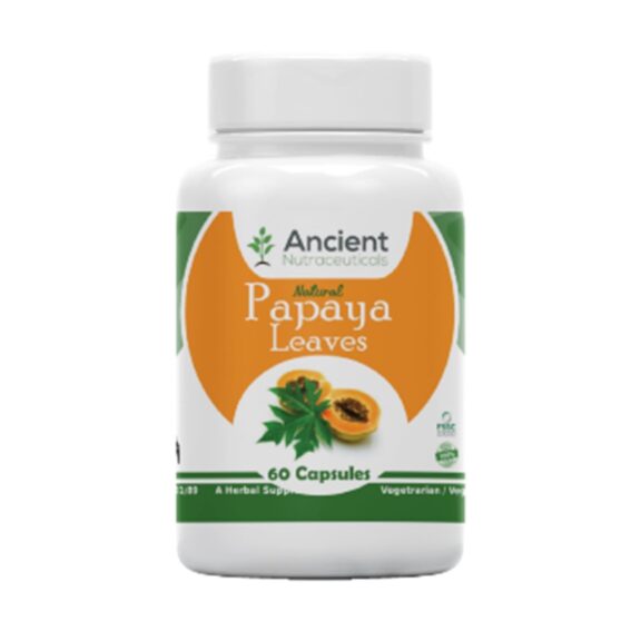 Ancient Nutra Papaya Leaves - 60 capsules - SHOPEE MALL | Sri Lanka