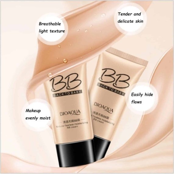 - BIOAQUA Natural Flawless Moisturizing BB Cream #1 Charm 40g - SHOPEE MALL | Sri Lanka