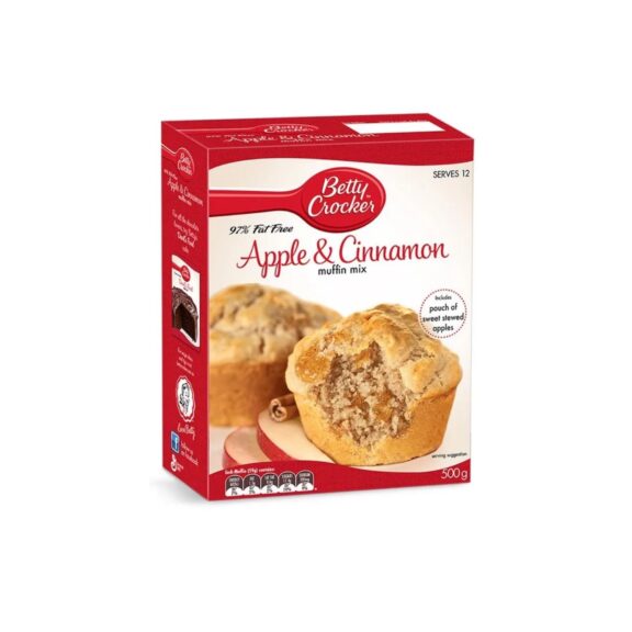 Betty Crocker Apple & Cinnamon Muffin Mix 500g - SHOPEE MALL | Sri Lanka