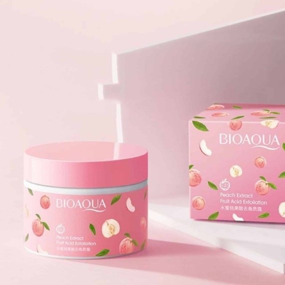 Bioaqua peach gel - Bioaqua Peach Gel - Exfoliating Face Care with Fruit Extracts | 140g - SHOPEE MALL | Sri Lanka