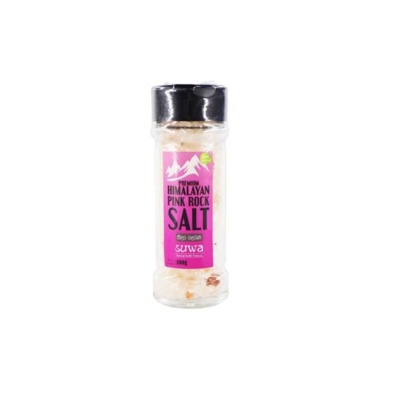 SUWA Himalayan Pink Rock Salt - 100g Grinder Bottle [Crystal] - SHOPEE MALL | Sri Lanka