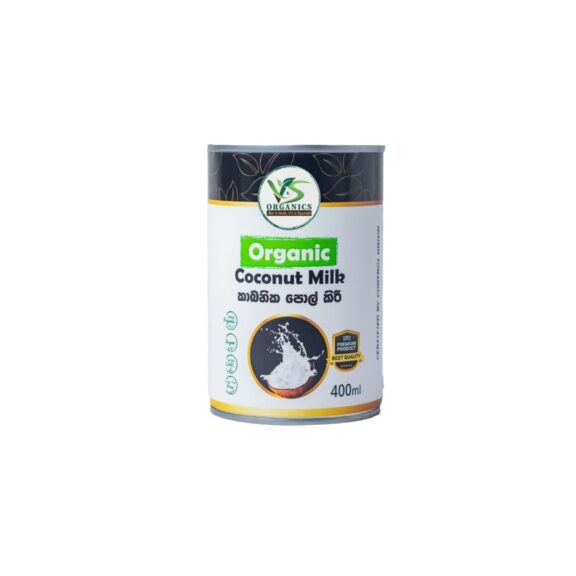 V&S ORGANICS Organic Coconut Milk - 400ml - SHOPEE MALL | Sri Lanka