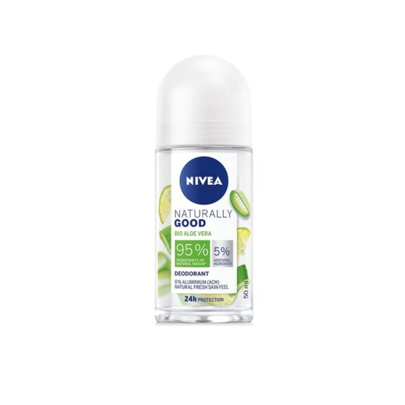 NIVEA Naturally Good Bio Aloe Vera Deodorant 50ml - SHOPEE MALL | Sri Lanka