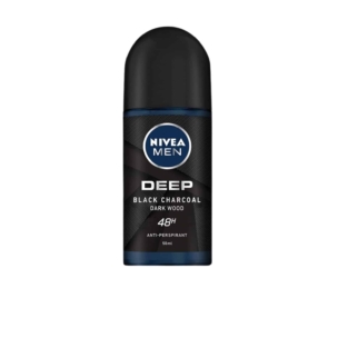 - NIVEA MEN Deep Black Charcoal Dark Wood Deodorant 50ml - SHOPEE MALL | Sri Lanka