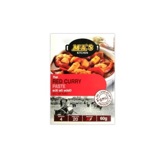 MA’S KITCHEN Thai Red Curry Paste - 60g - SHOPEE MALL | Sri Lanka