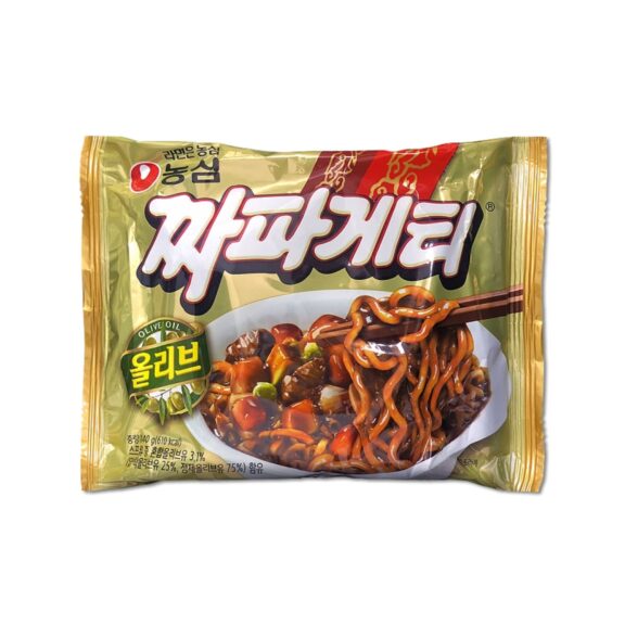 Ramen Noodles - Nongshim Chapagetti Olive Oil Chajang Spicy Ramen Korean Noodle 140g - SHOPEE MALL | Sri Lanka
