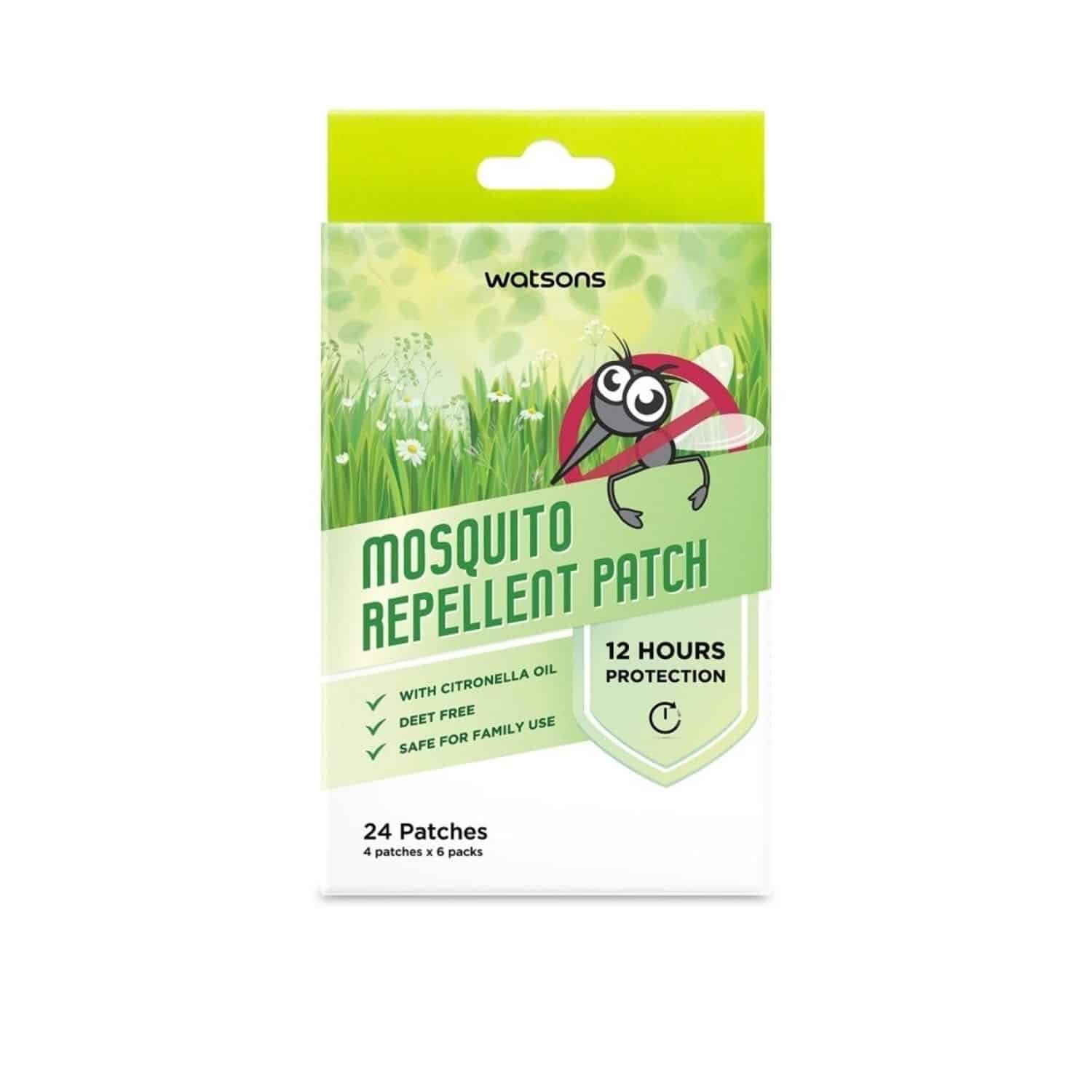 WATSONS Mosquito Repellent Patch 24s Effective Natural Citronella