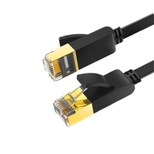 UGREEN Cat 7 Flat Ethernet LAN Cable - 1M UTP RJ45 Cable for Fast Internet Speeds