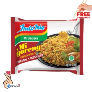 Seafood Party Ramen - INDOMIE Mi Goreng Fried Noodles Original Flavor (80g) - Quick and Delicious - SHOPEE MALL | Sri Lanka