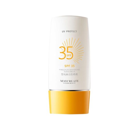 - MAYCREATE Yingchun Whitening Sunscreen SPF 35 UV - 45g - Powerful Protection - SHOPEE MALL | Sri Lanka