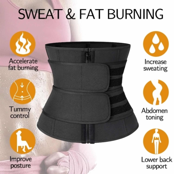 Corset Waist Trainer for Fat Burn and Weight Loss - Breathable