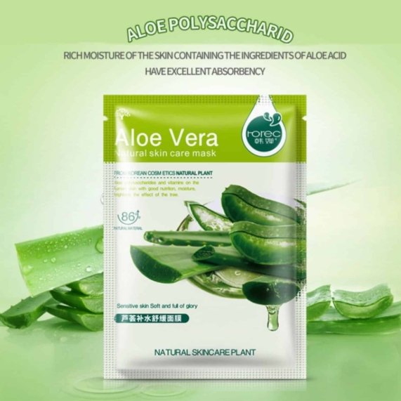 Facial Mask - ROREC HCHANA Natural Essence Facial Mask 6Pcs Set - SHOPEE MALL | Sri Lanka