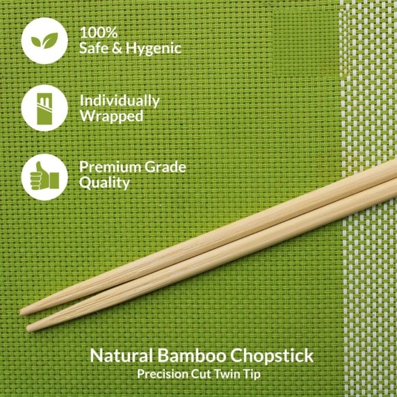 Bamboo Chopsticks - Eco-Friendly Bamboo Chopsticks: 1 Pair - SHOPEE MALL | Sri Lanka