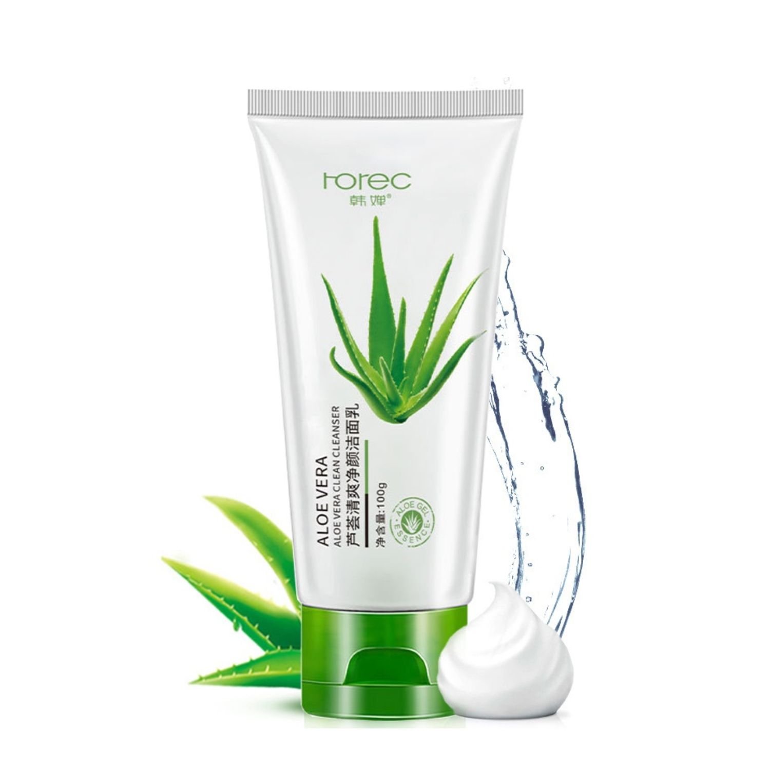 ROREC Gentle Aloe Vera Facial Foam Cleanser 100G SHOPEE MALL Sri