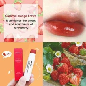 HANBOLI Caramel Orange Color Changing Lip Balm - Image 2